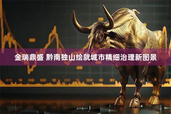 金瑞鼎盛 黔南独山绘就城市精细治理新图景