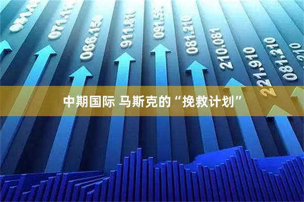 中期国际 马斯克的“挽救计划”